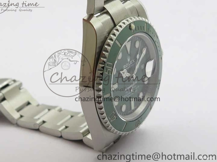 116610 Edition Ceramic Submariner Steel 316L Best Green LV Noob V10.5 1:1 0123